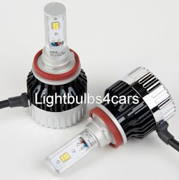 H11 6000K LED head light bulbs